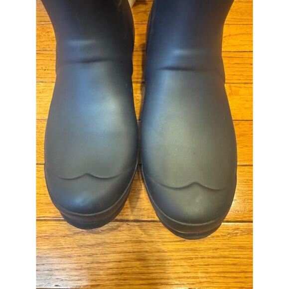 nwob Hunters Boots Women's Original BLACK Short Boots UK6 US 8 (1500 - Picture 3 of 12